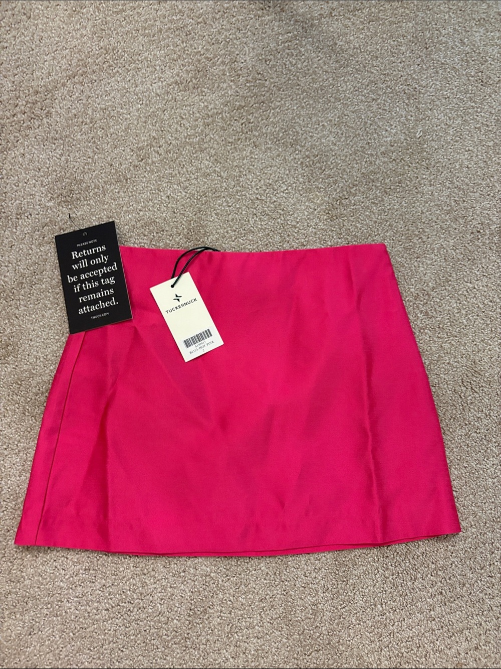 Tuckernuck Hot Pink A-Line Mini Skirt